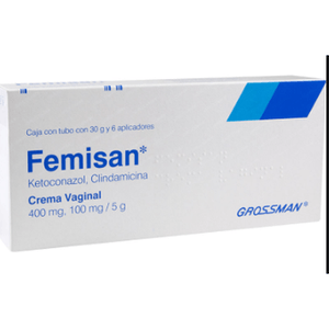 Crema Vaginal Con Aplicadores Femisan 30G