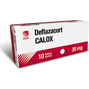 Deflazacort 30Mg Calox Caja 10 Tabletas