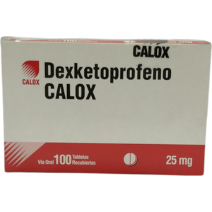 Dexketoprofeno Calox 25Mg 100 Tabletas