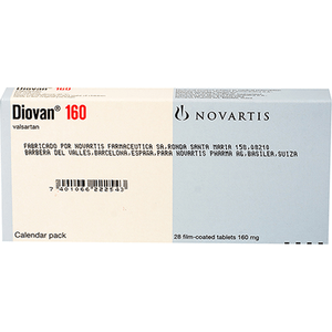 Diovan 160 Mg Blister 14 Tabletas