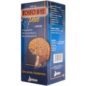 Fosfo B12 Plus Jarabe Energizante Neuro Cerebral 240 Ml