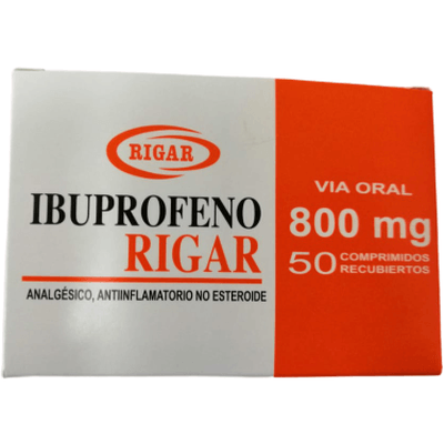 Ibuprofeno 800 Mg 50 Tabletas