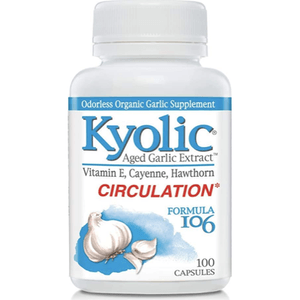 Kyolic Garlic Supplement Circulation Formula 106 100 Capsulas