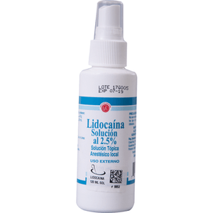 Lidocaina Solucion 120 Ml