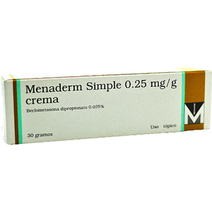 Menaderm Simple 025MgG Crema 30G