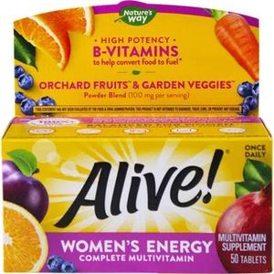 Multi Vitaminas Alive Women Energy 50 Cap