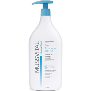 Mussvital Dermactive Piel Atopica Sensibles Gel De Bano Sin Jabon 750 Ml