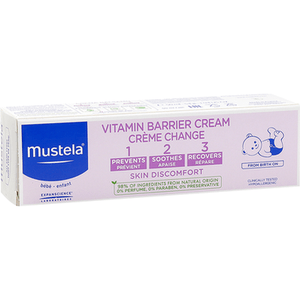 Mustela Vitamin Barrier Cream 123 50Ml