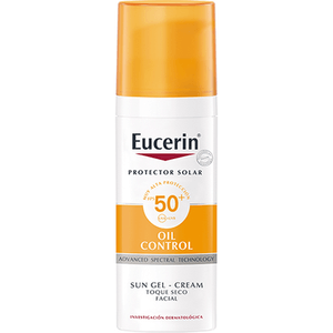 Protector Solar Eucerin Facial Gel Crema Oil Control Fps 50 50Ml