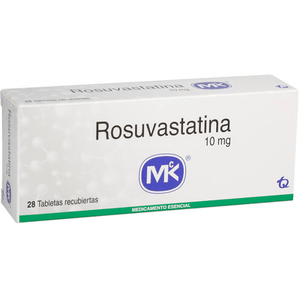 Rosuvastatina Mk 10Mg  28 Tabletas