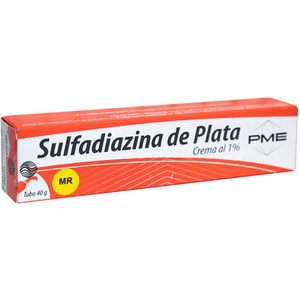 Sulfadiazina Plata 1 Crema 40 G