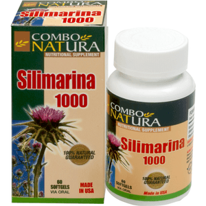 Suplemento Silimarina 1000 Mg Combo Natura  60 Capsulas