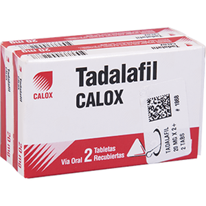 Tadalafil Calox 20Mg X 2 Tabletas