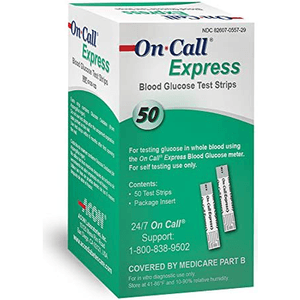 Tira Para Glucometro OnCall Epress 50