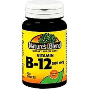 Vitamina B12 Natures Blend 100 Comprimidos