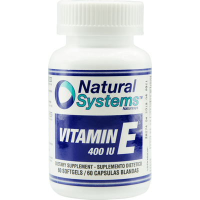 Vitamina E 60 Cápsulas Natural Systems