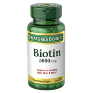 Vitaminas Biotin 5000 Mcg 72 Softgels