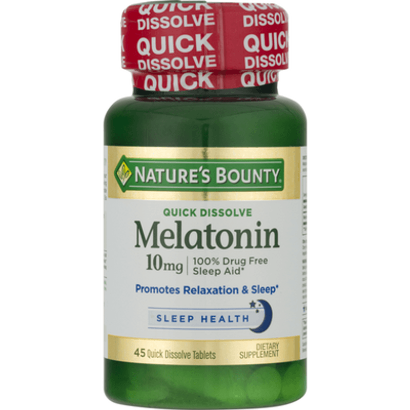 Vitamin-Supplement-Natures-Bounty-Melatonina-10-Mg-Quick-Dissolve-X-45-Tabletas-74312528026