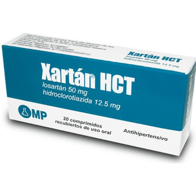 Xartan Hct Comprimidos Recubiertos 20 Unidades