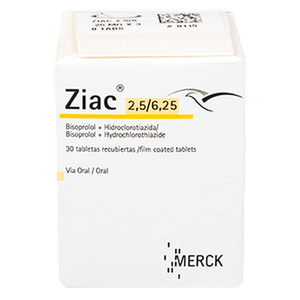 Ziac Bisoprolol Hidroclorotiazida  1 Unidad