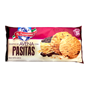 Galleta La Parmigana De Avena Con Pasitas 230 Gr36