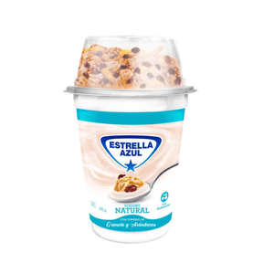 Yogurt Natural Estrella Azul   Granola Arandanos 185G