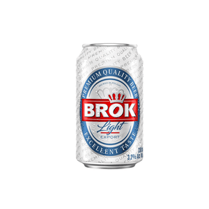 Cerveza Brok Light Lata De 330 Ml