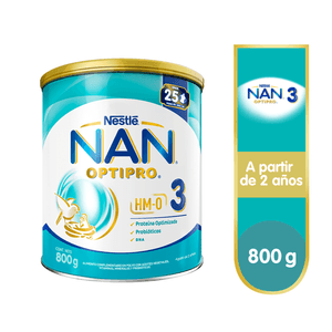 Leche Nan 3  Optipro 800Gr