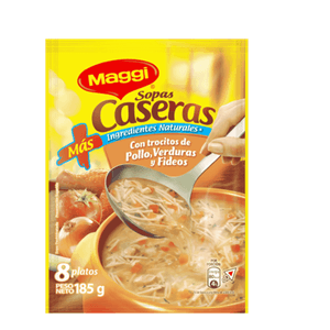 Sopa Casera Maggi Pollo Verduras Fideo  92Gr