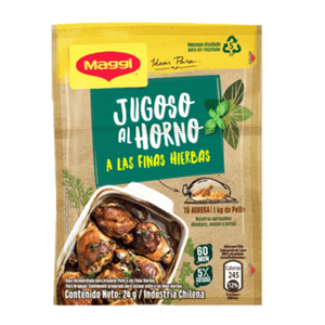 Maggi Jugoso al Horno Pollo Con Hierbas 24Gr