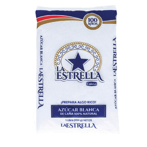 Azucar Blanca La Estrella 1Lb Pastico