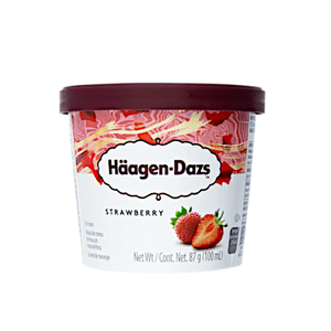 Helado  Haagen Dazs Fresa 100Ml