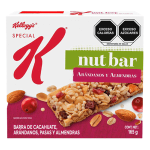 Barra Kelloggs  Special K Arandano Almendra  165G