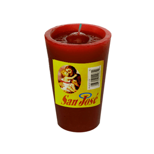 Vela San Jose  30 Horas Sin Vaso Roja 1 Und