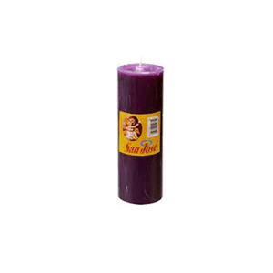 Vela  San Jode 100 Horas Sin Vaso Morada 1 Und