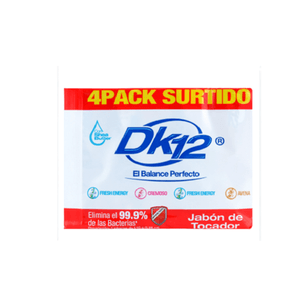 Jabon Dk12 Antibacterial Surtido 4 Pack