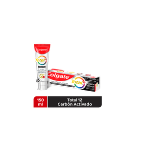 Crema Dental Colgate  Total Carbon Activado 150Ml