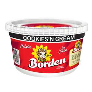 Helado Borden de Cookies and Creams  1/2 Galon