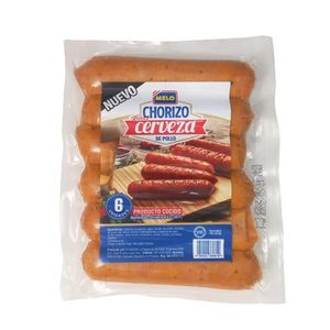 Chorizo Melo sabor Cerveza de Pollo  454gr