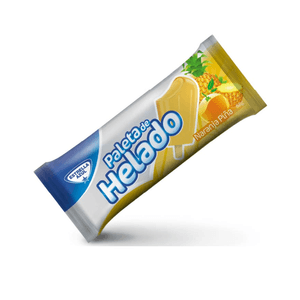 Paleta Estrella Azul De Helado De Naranja pina 88 G