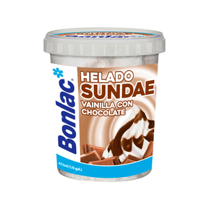 Sundae Bonlac Vainilla Chocolate 473Ml