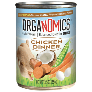 Comida Para Perros Organomics Chicken Dinner 362 G