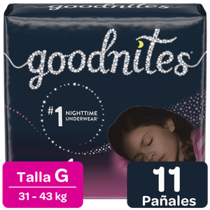 Ropa Interior Desechable Goodnites Niña Talla L 11U