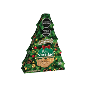 Galletas Colombina arbolito Navidad 200 GR