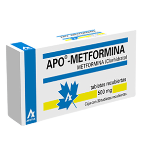 ApoMetmorfina Apotex Via Oral Por Unidad 500 Mg