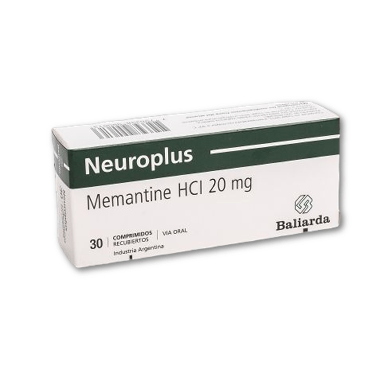 Neuroplus Baliarda Memantine Via Oral Por Unidad 20 Mg
