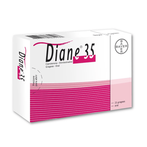 Diane 35 Bayer Caja Con 21 Pastillas 2 Mg