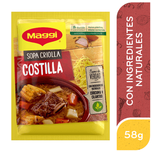 MAGGI Sopa Criolla de Costilla de Res Sobre 58 g