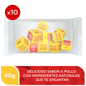 MAGGI Cubito de Pollo Sazonador 4g 25 Unidades