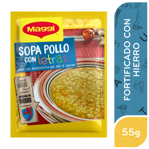 Sopa Pollo Con Letras Maggi Sobre 57G